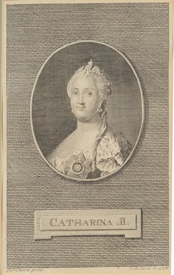 Три гравюры с изображением Российских императоров, оформленных в одну раму: